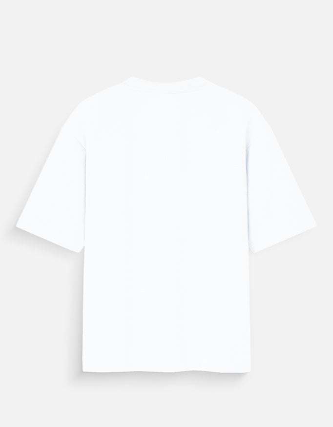 White t-shirt on a white background