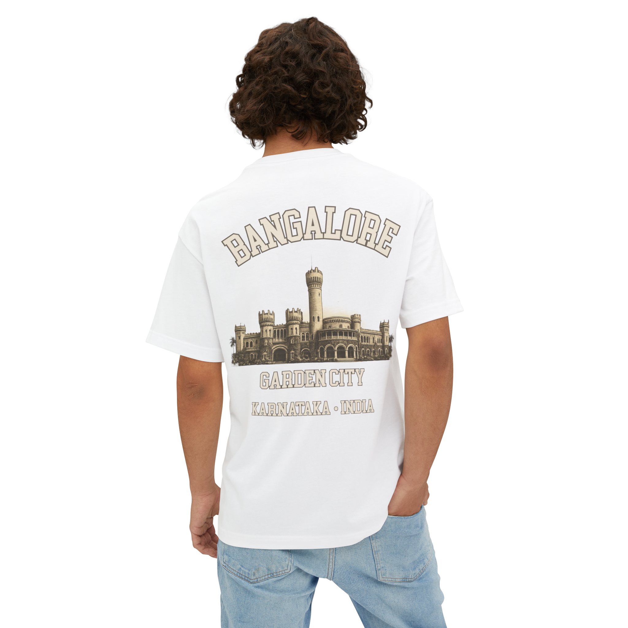 Bangalore Oversized Tee- White