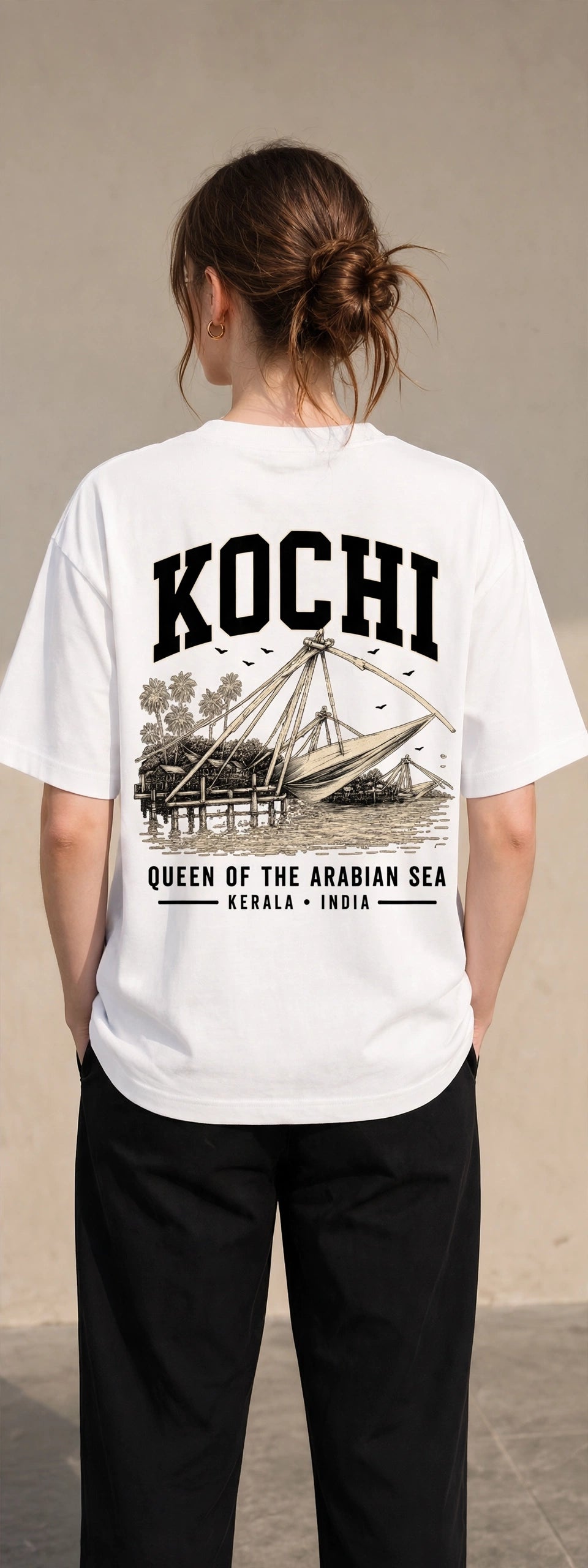 Kochi Oversized Tee - White