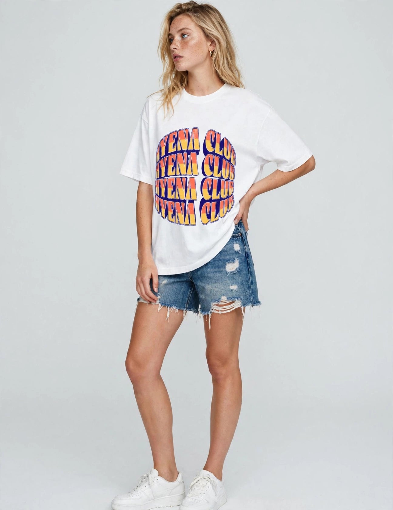 HYENACLUB OVERSIZED TEE